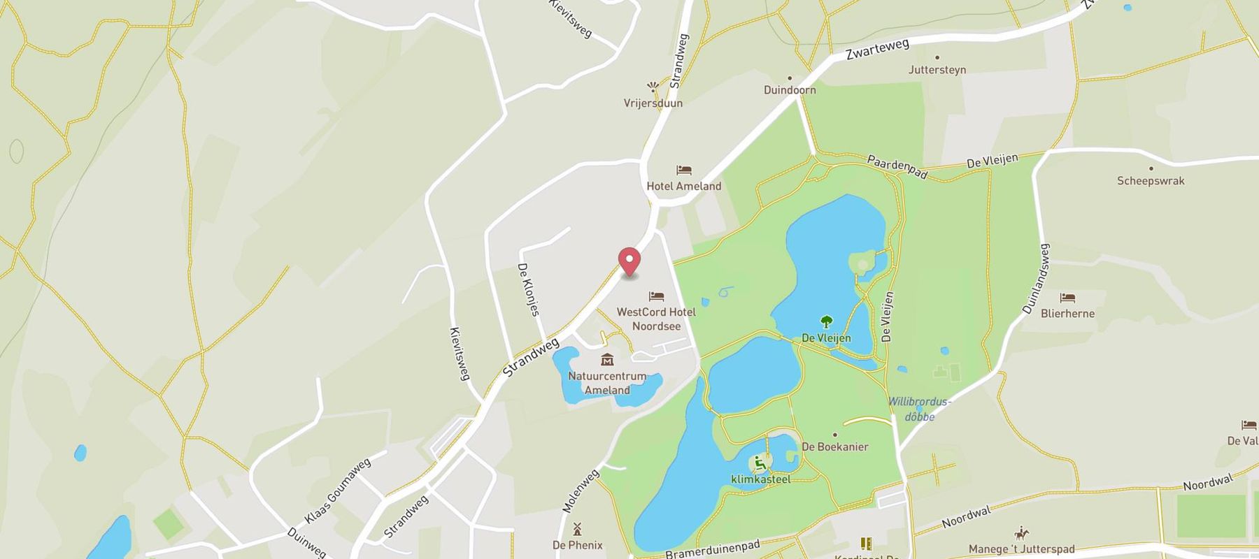 Fletcher Hotel-Restaurant Noordsee-Ameland map