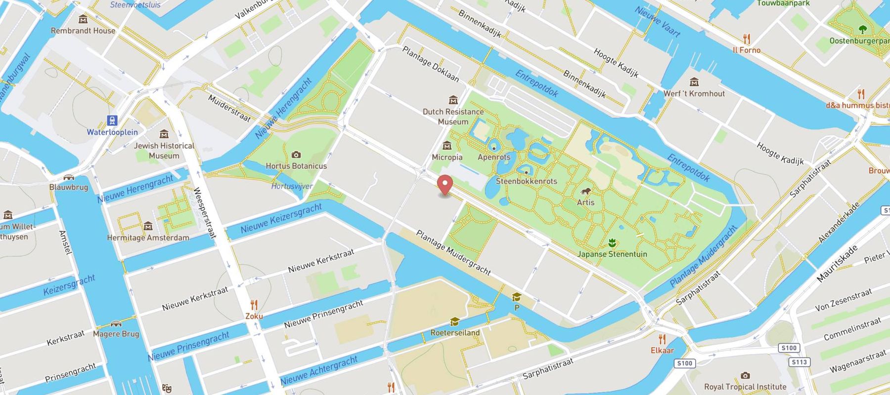 Coffee & Bites Amsterdam map