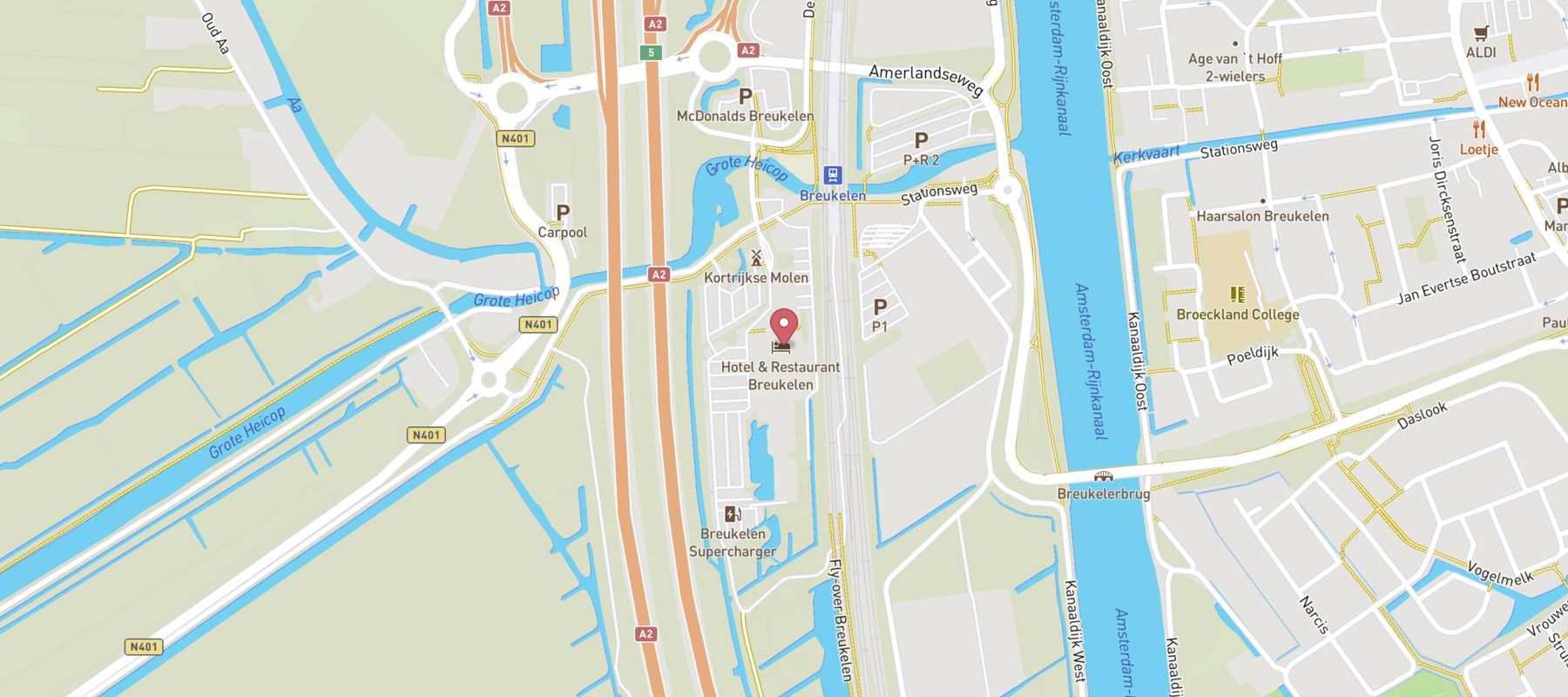 Van der Valk Hotel Breukelen map