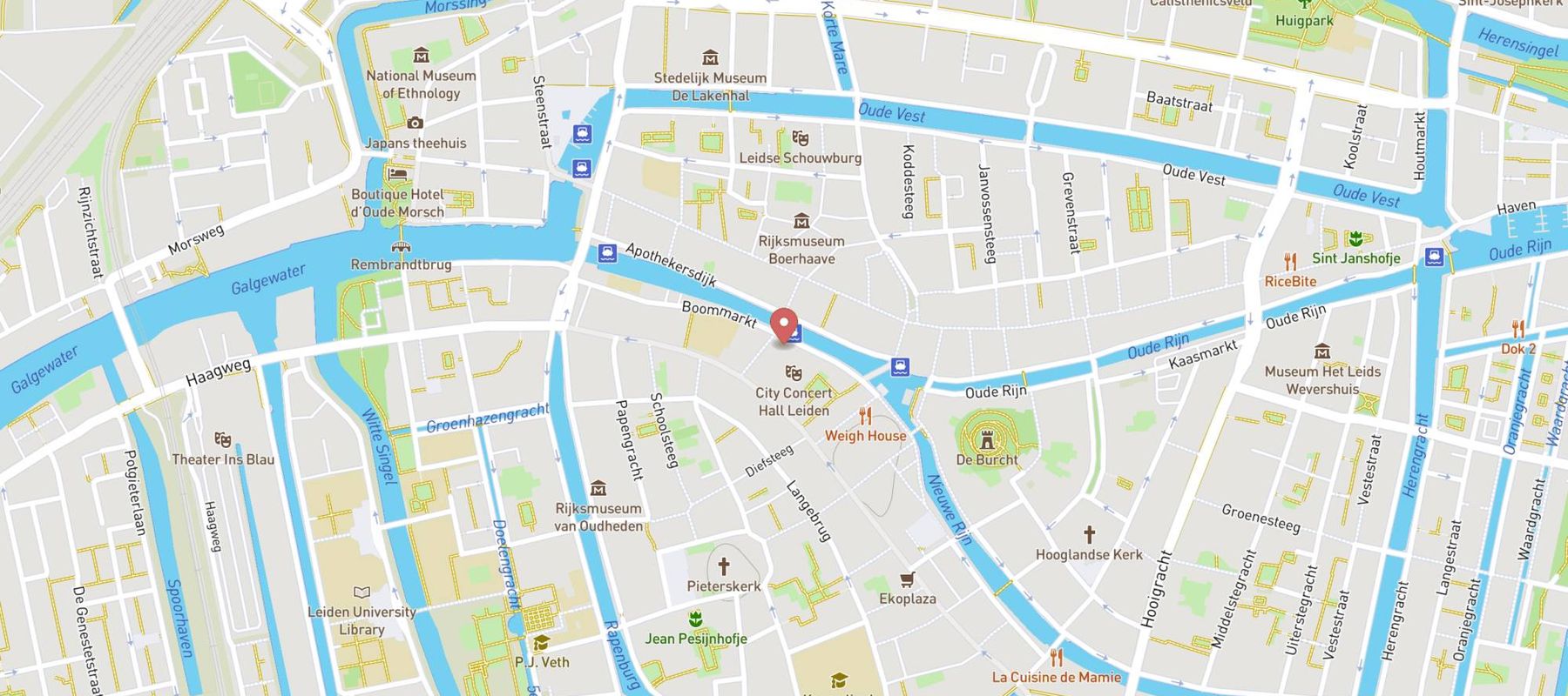 Rondvaart Leiden | stadsrondvaarten | Groepen | Sloep en sup verhuur map