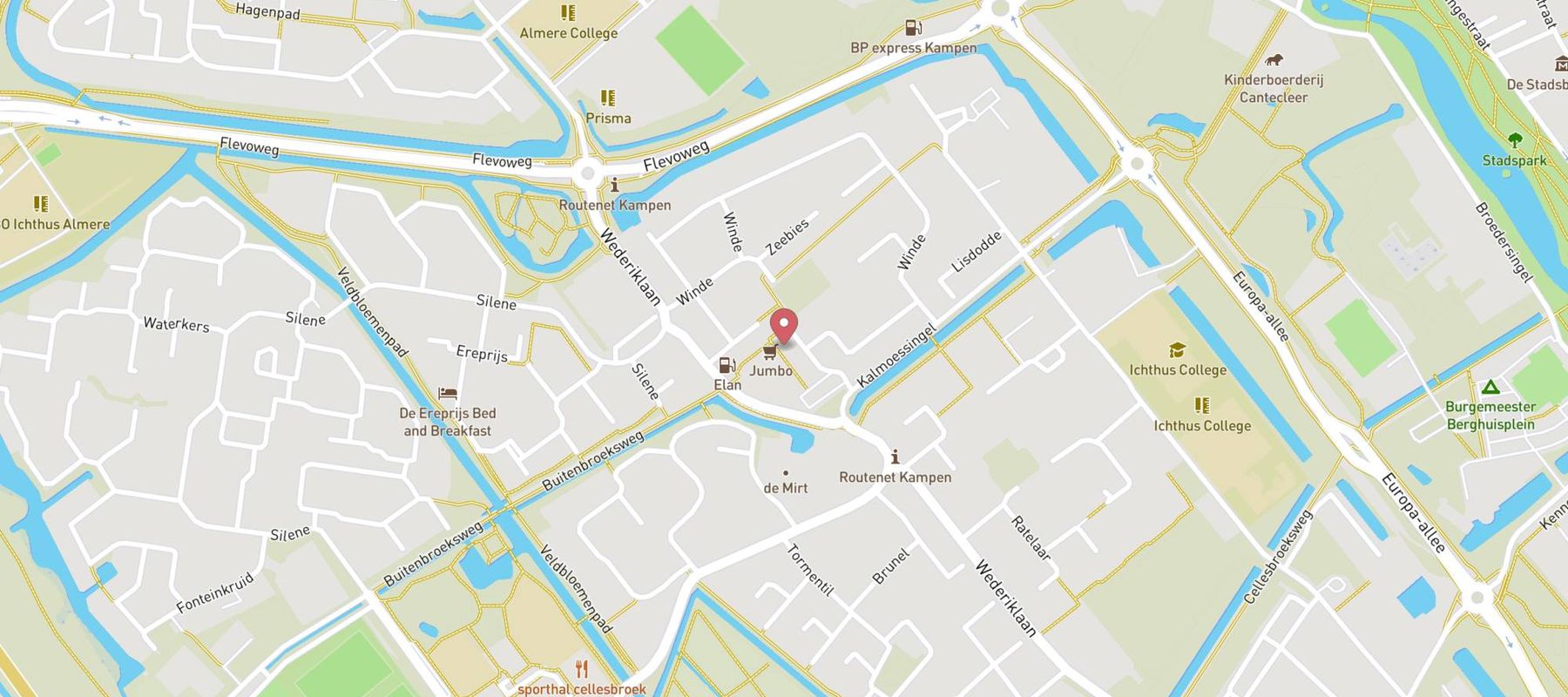 Kruidvat map