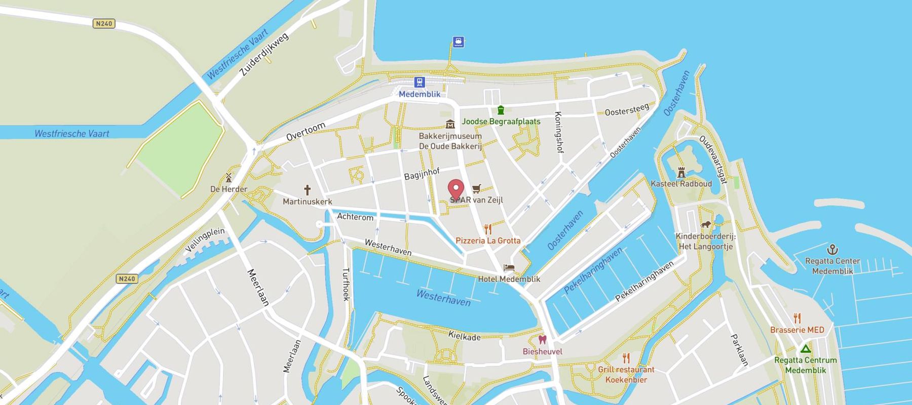 Pearle Opticiens Medemblik map