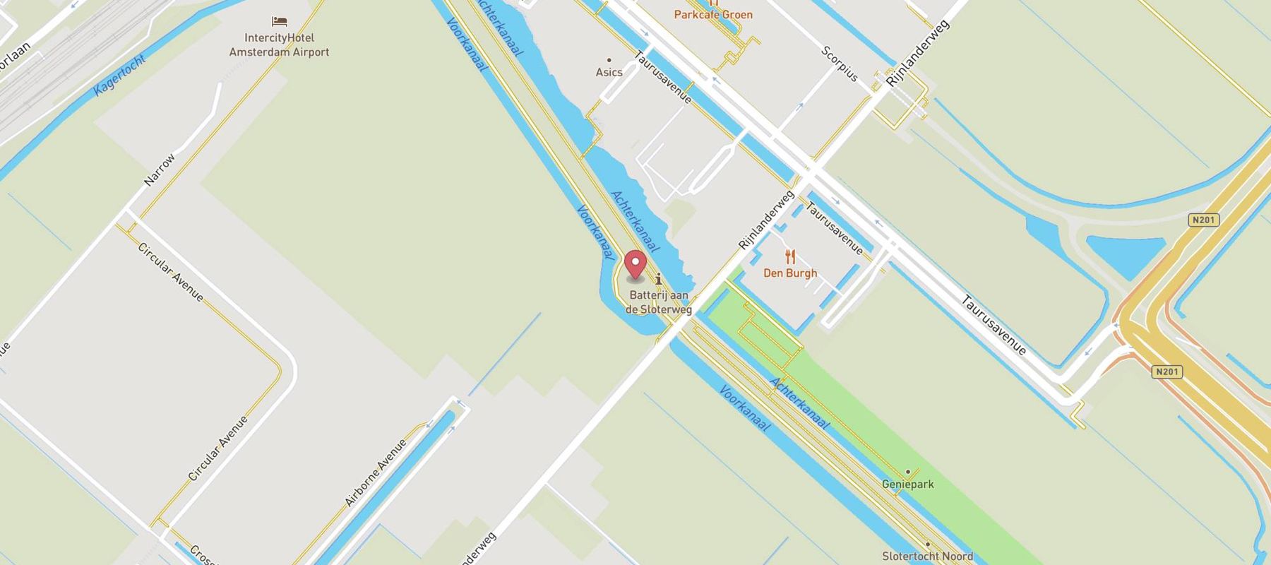 Stelling van Amsterdam map