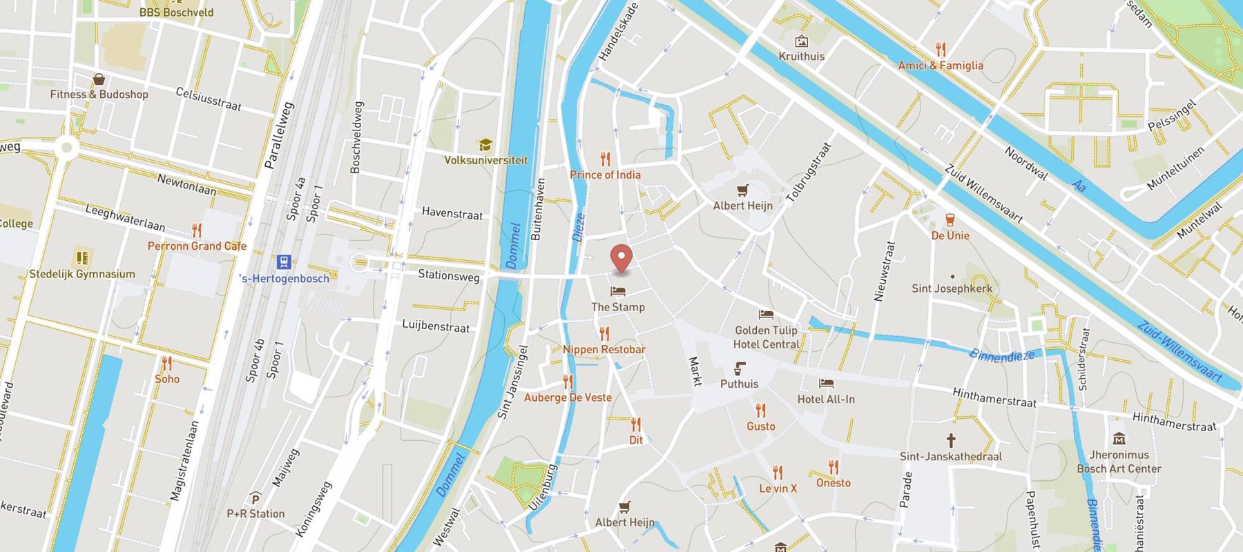 Monkey Coffee Den Bosch map