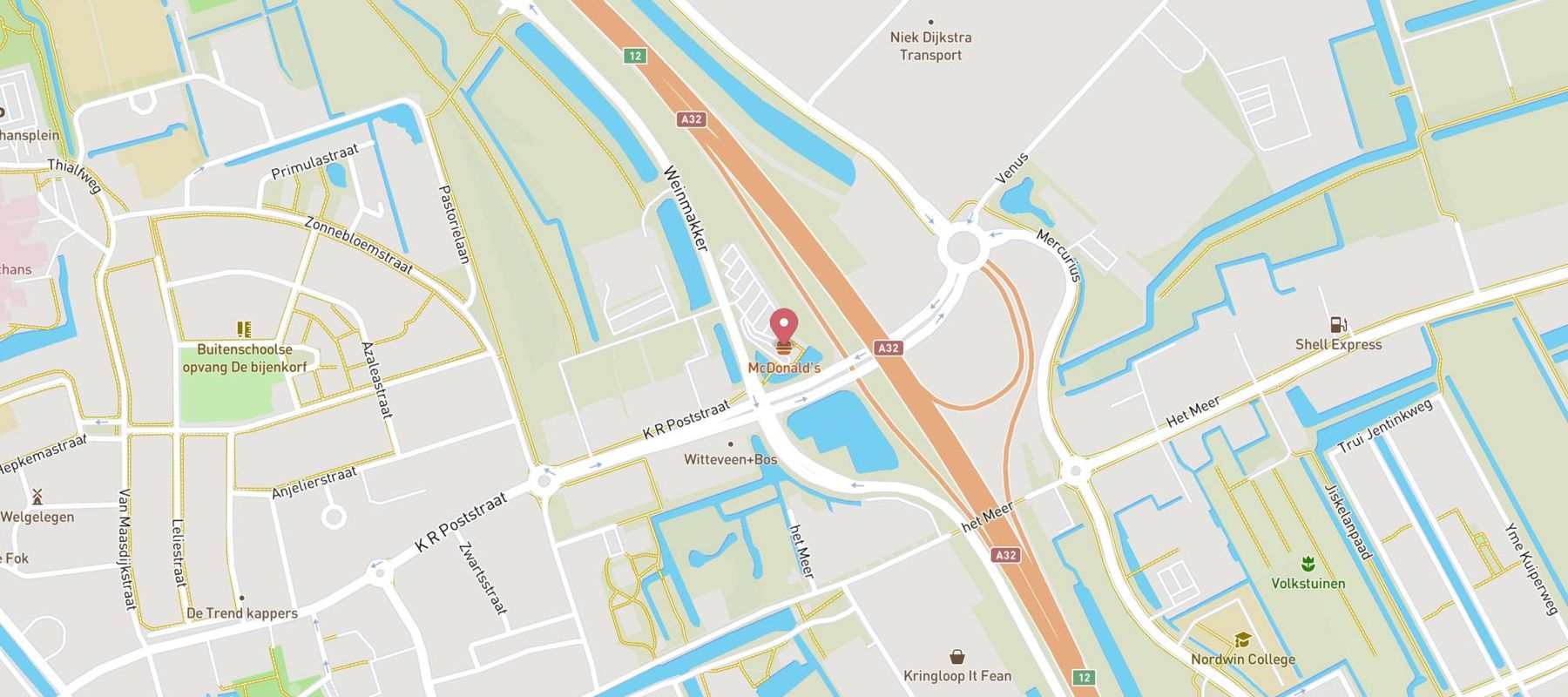 McDonald's map