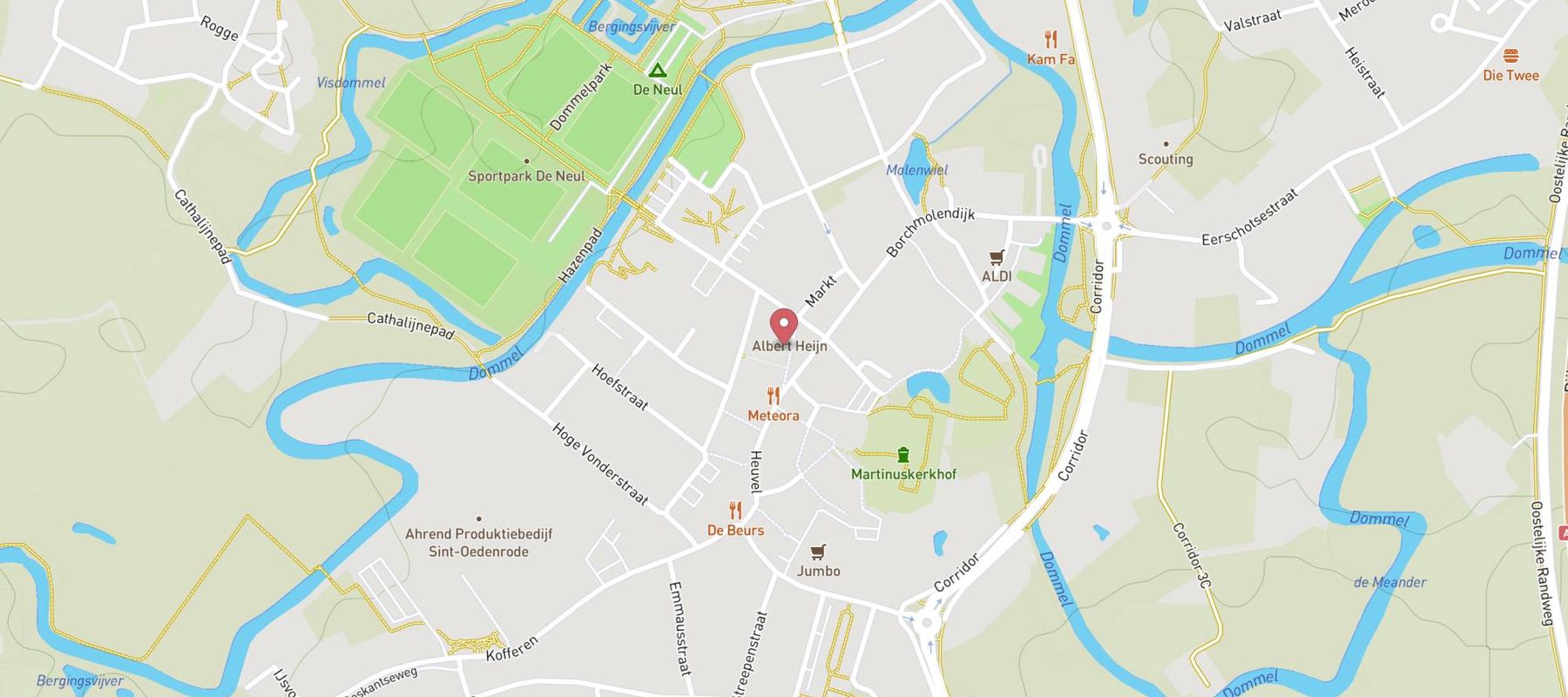 Kruidvat map