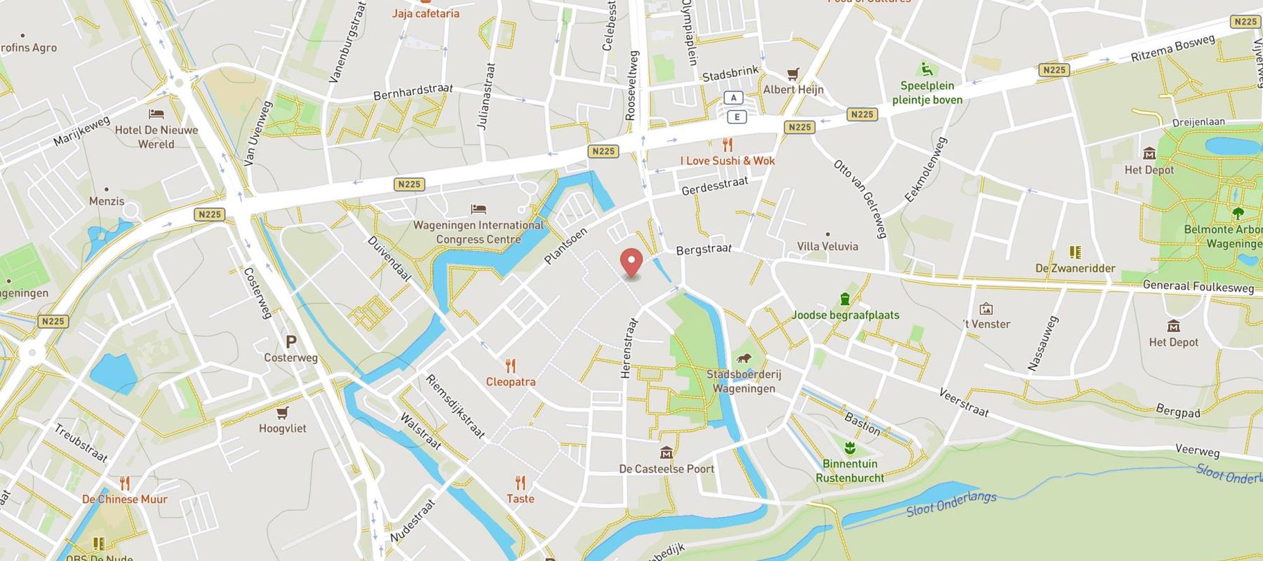 Pearle Opticiens Wageningen map