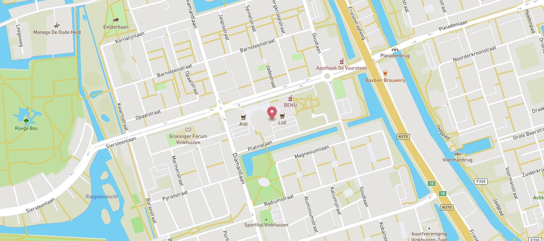 Blokker Groningen Siersteenlaan map