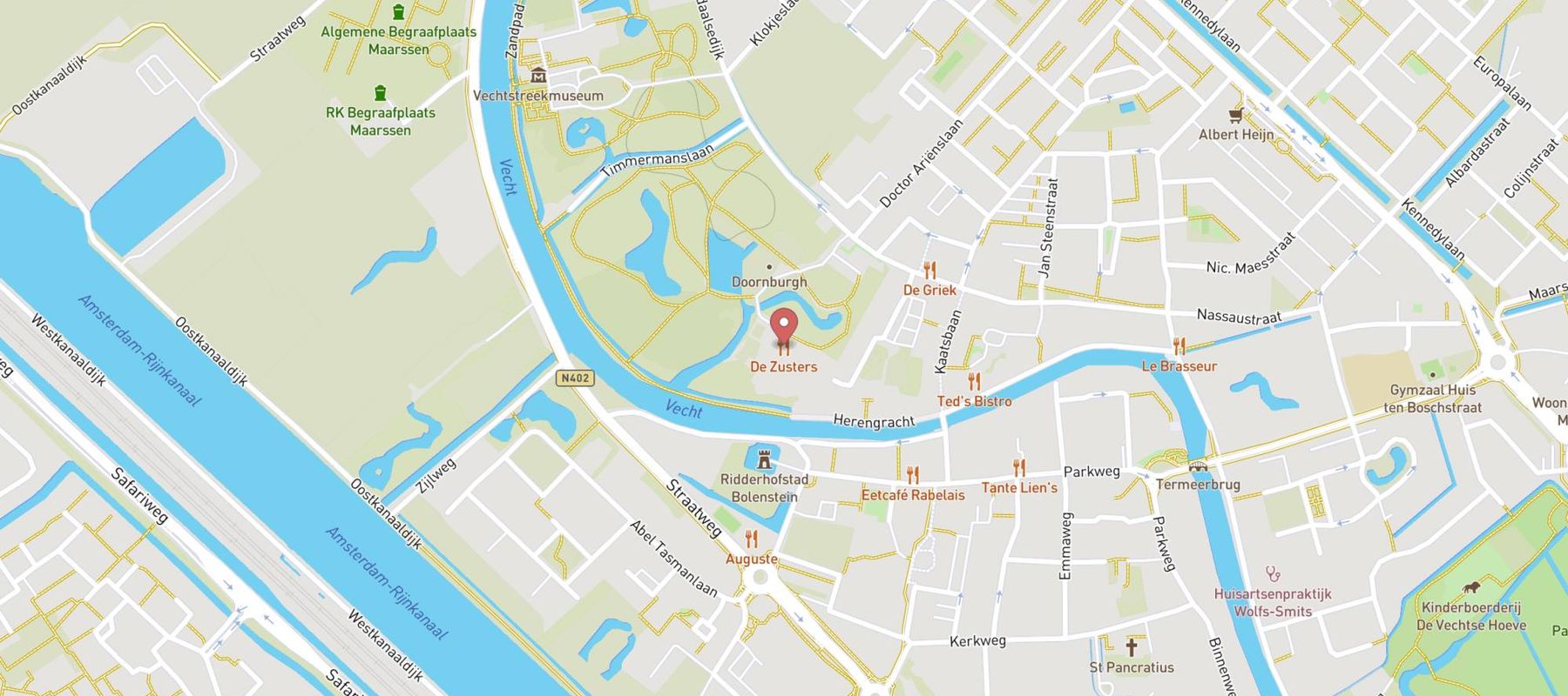 DeZusters - Buitenplaats Doornburgh map