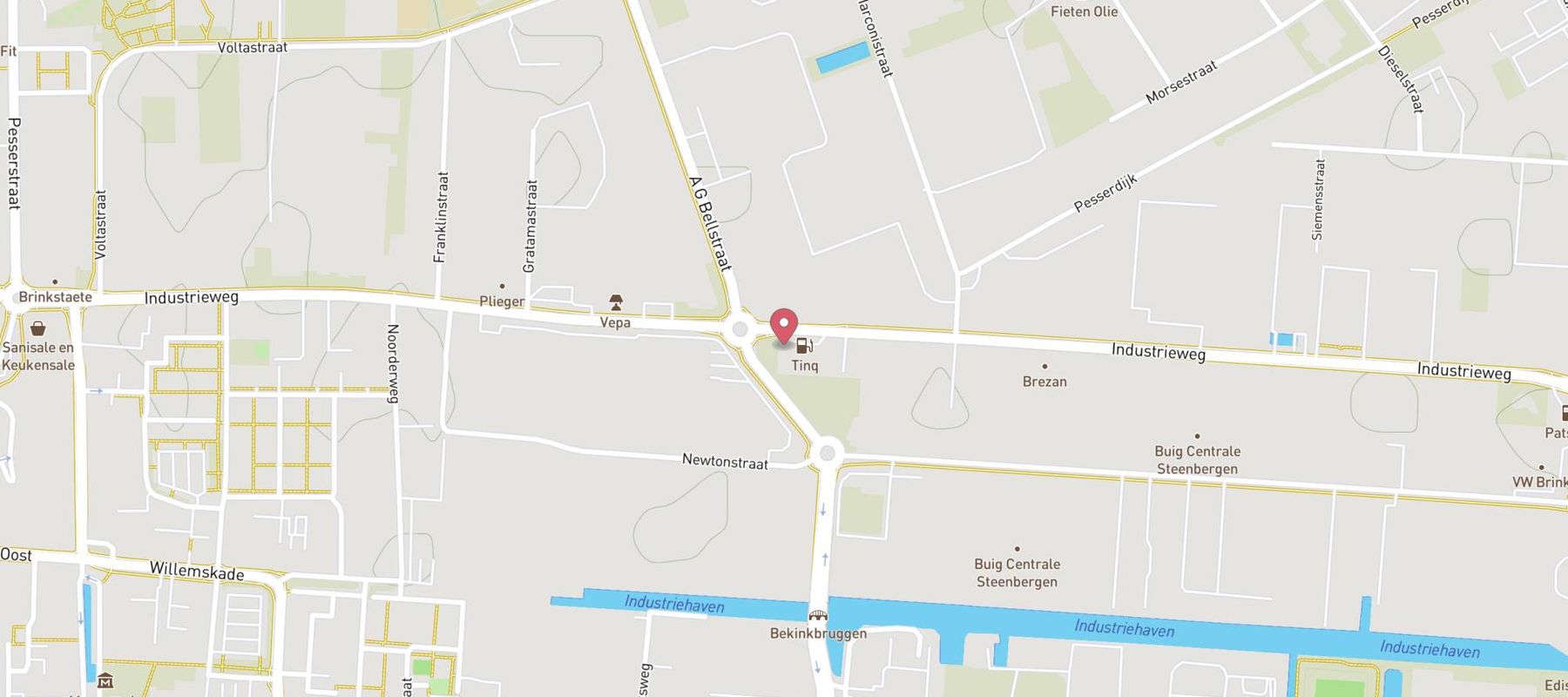 Avis Autoverhuur Hoogeveen map