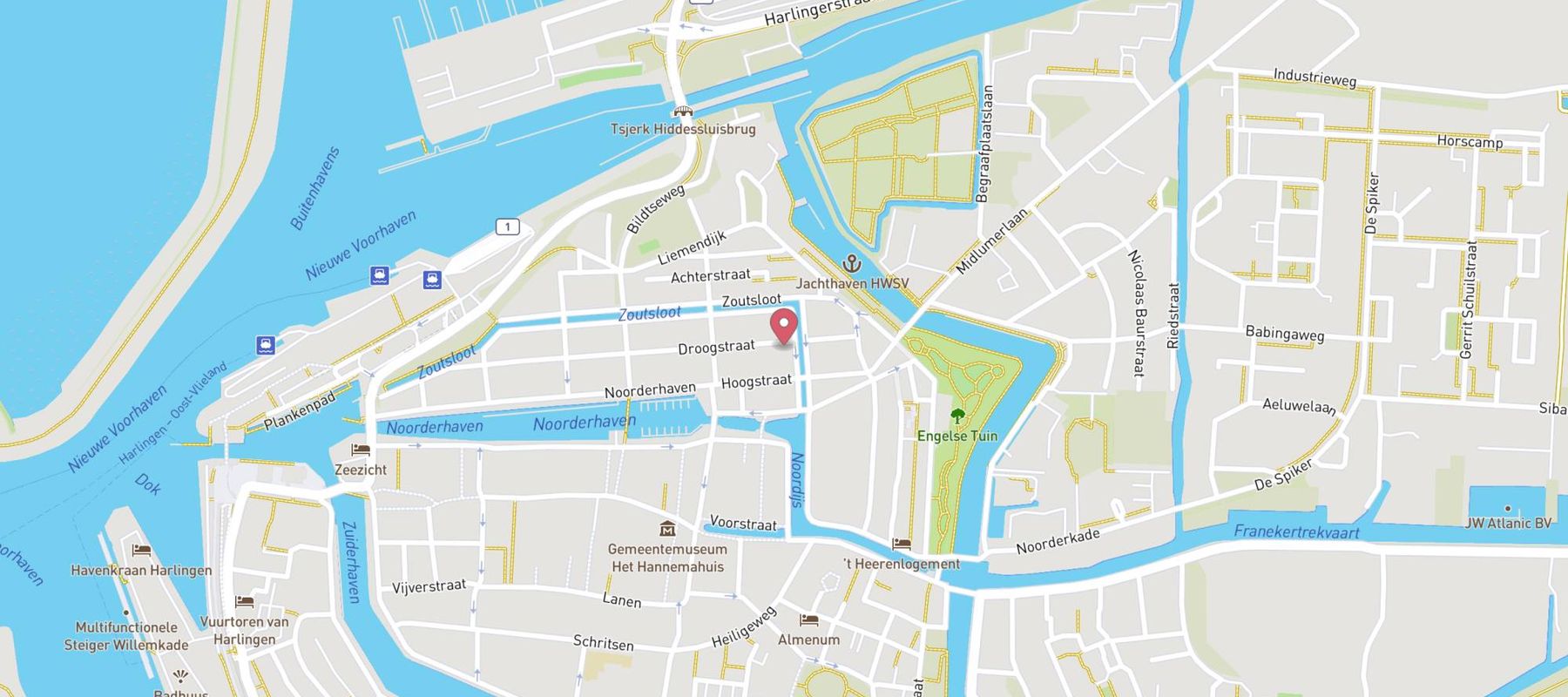 B & B De Rode Kers map