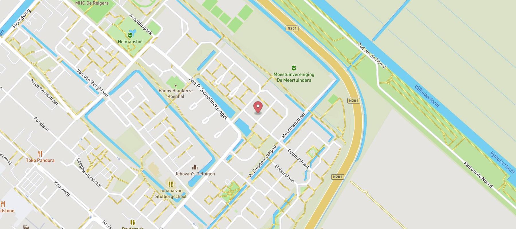 Wim's Place map