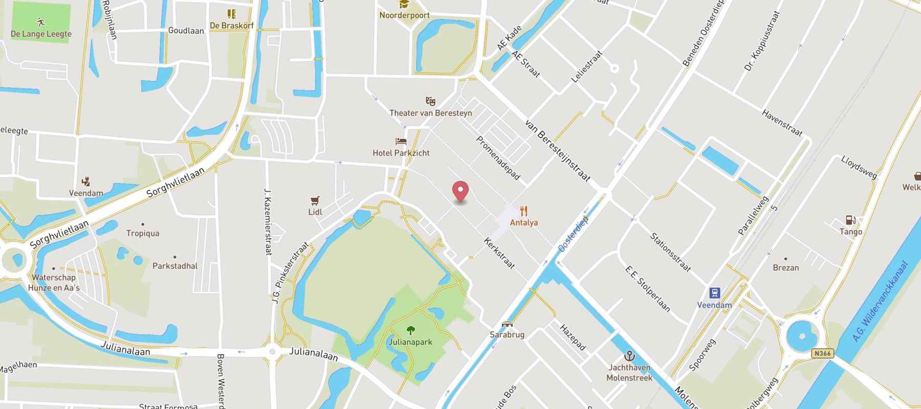 Trekpleister map