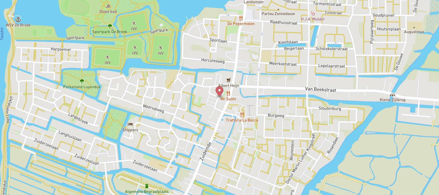 HEMA Landsmeer map