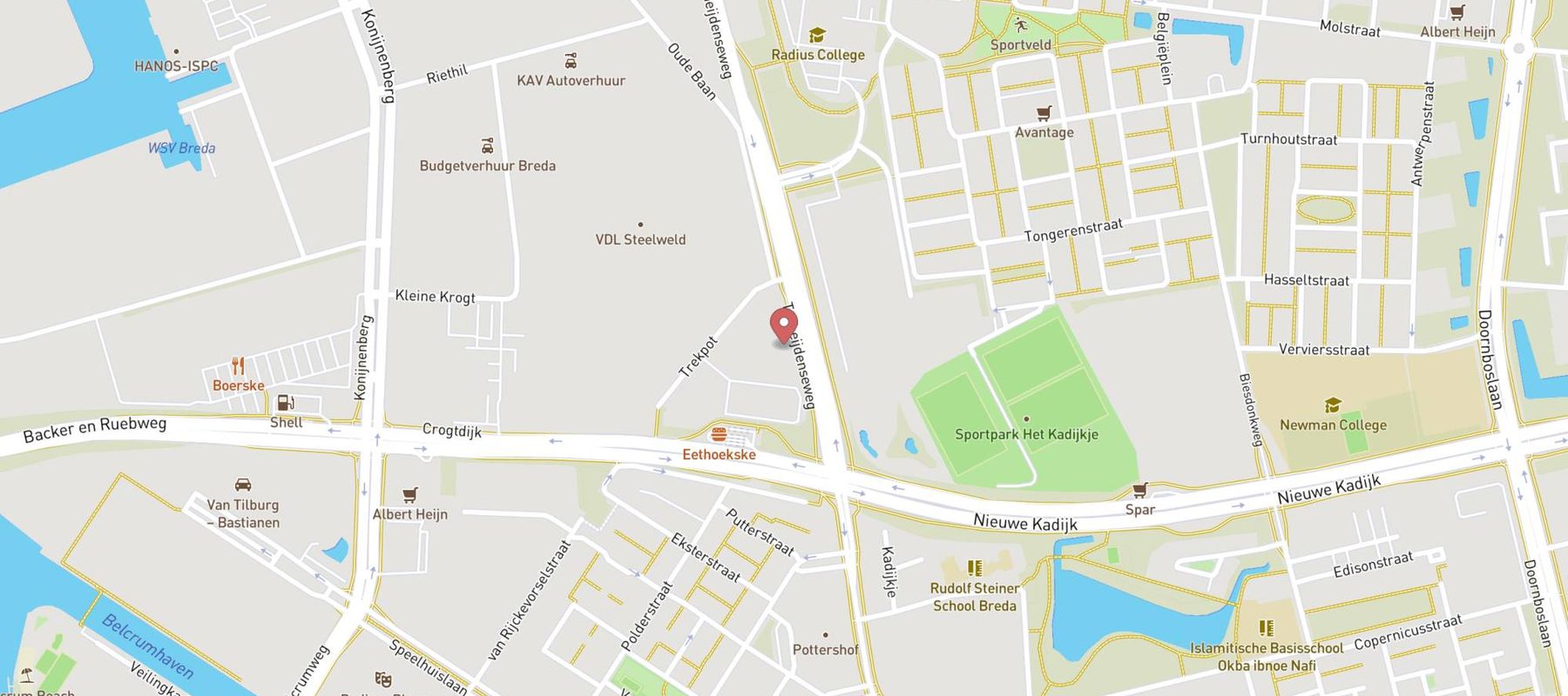 Hertz Autoverhuur - Breda - Autoverhuur map