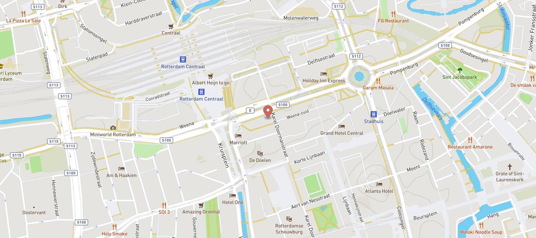 Beers & Barrels - Rotterdam map