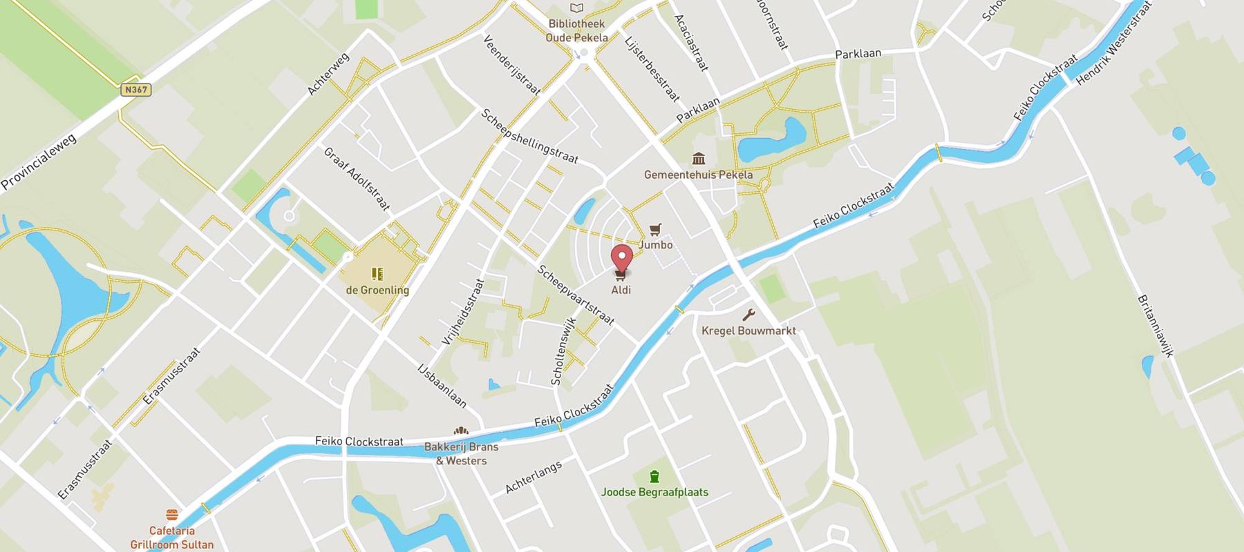 ALDI Oude Pekela De Helling map