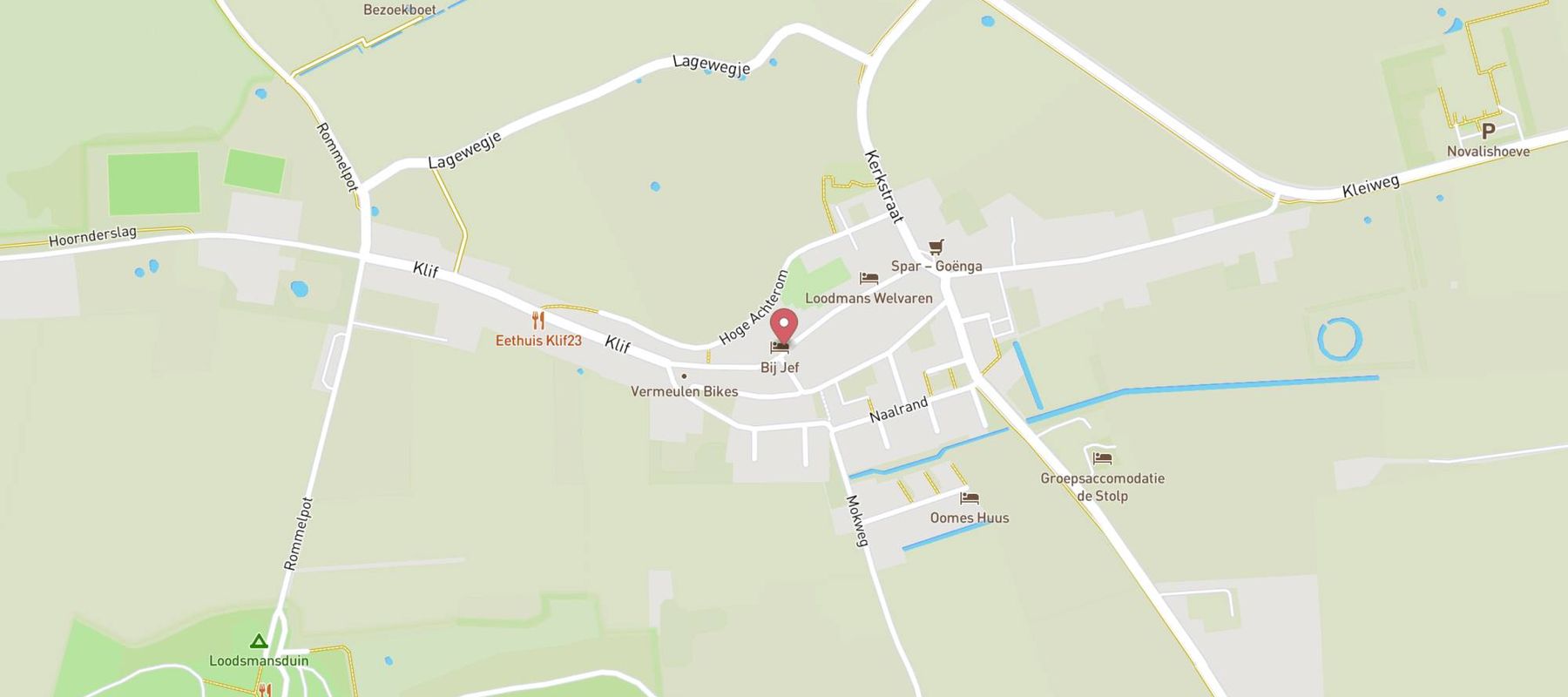 Bij Jef Restaurant & Hotel map