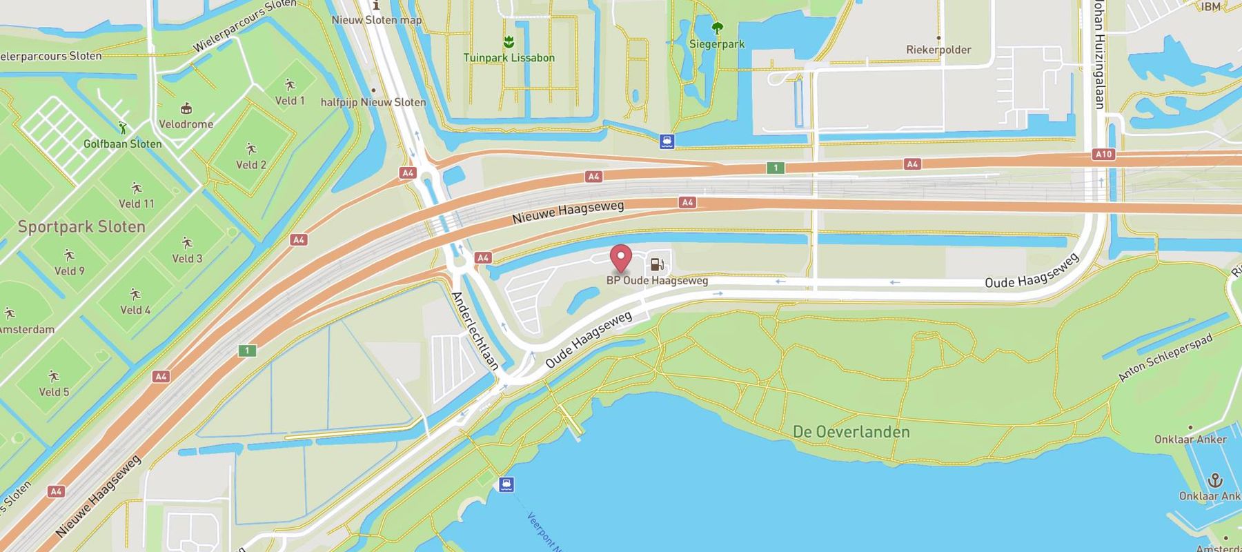 Mercure Hotel Amsterdam West map