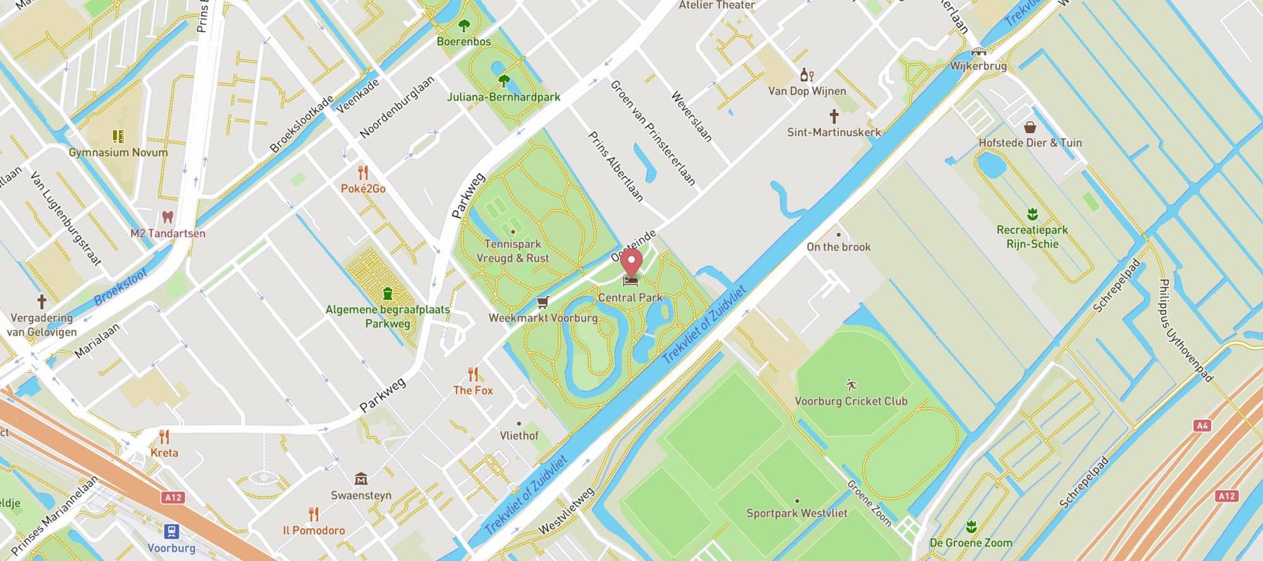 Central Park Voorburg map