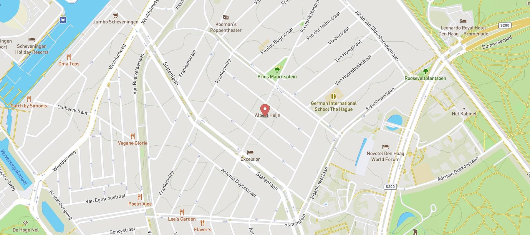 Pearle Opticiens Den Haag - Frederik Hendriklaan map