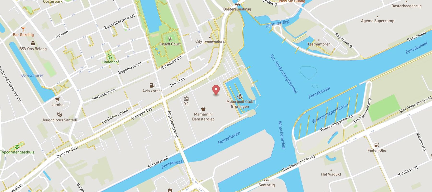 Praxis Bouwmarkt Mega & Tuin map