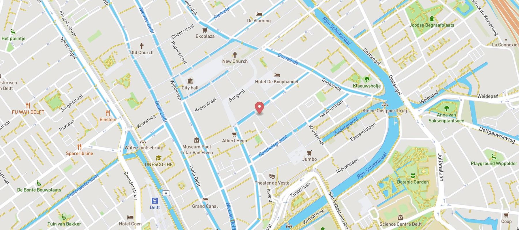 HEMA Delft map