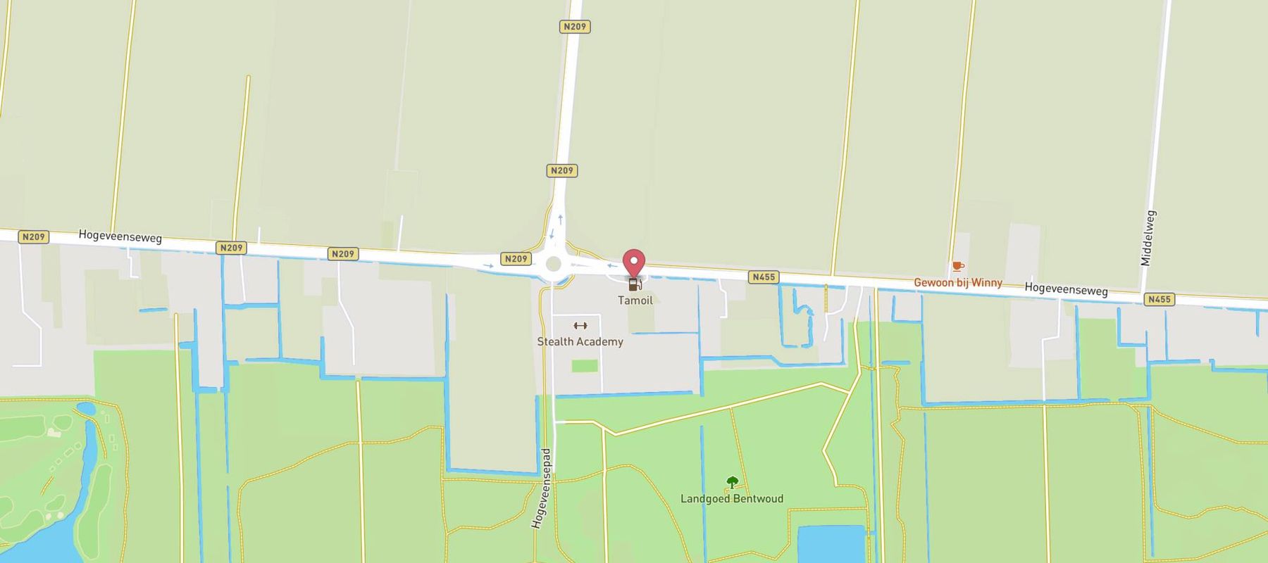 Tamoil 'De Weegbrug' map