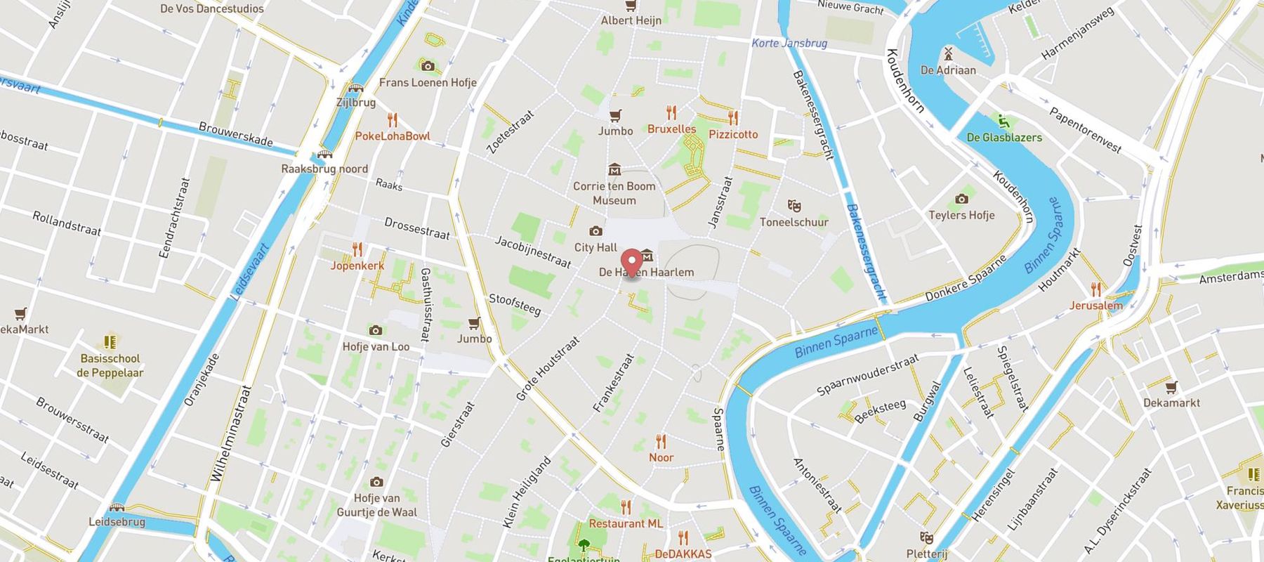 Hans Anders Opticien Haarlem Centrum map