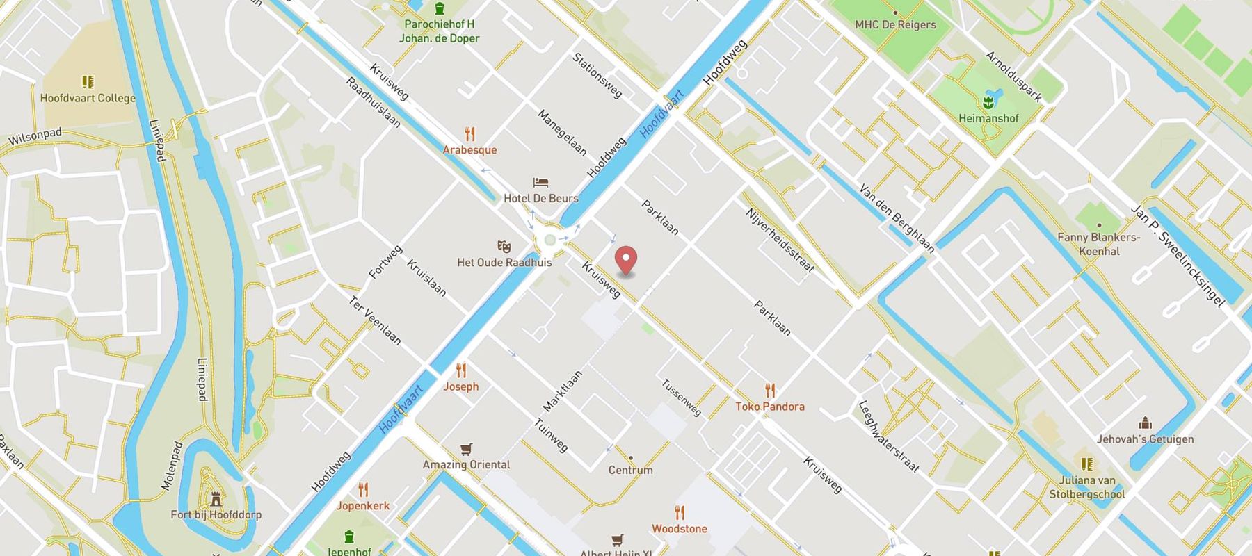 Ekoplaza Hoofddorp - biologische supermarkt map