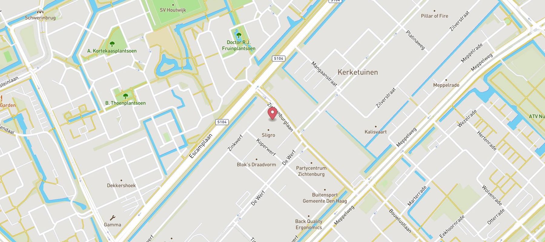 Sligro Den Haag Zichtenburglaan map