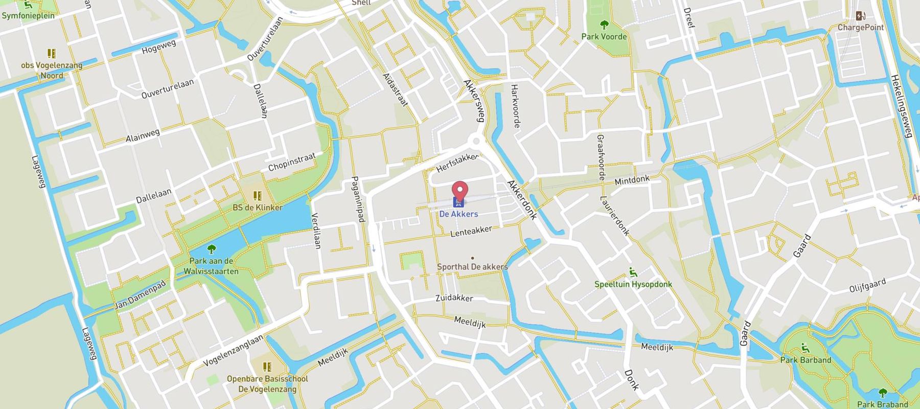 Blokker Spijkenisse Winterakker map