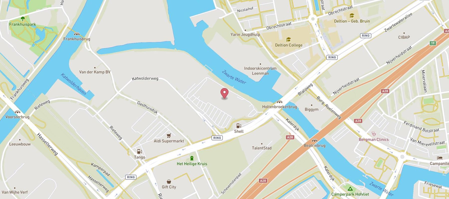 HORNBACH zwolle map