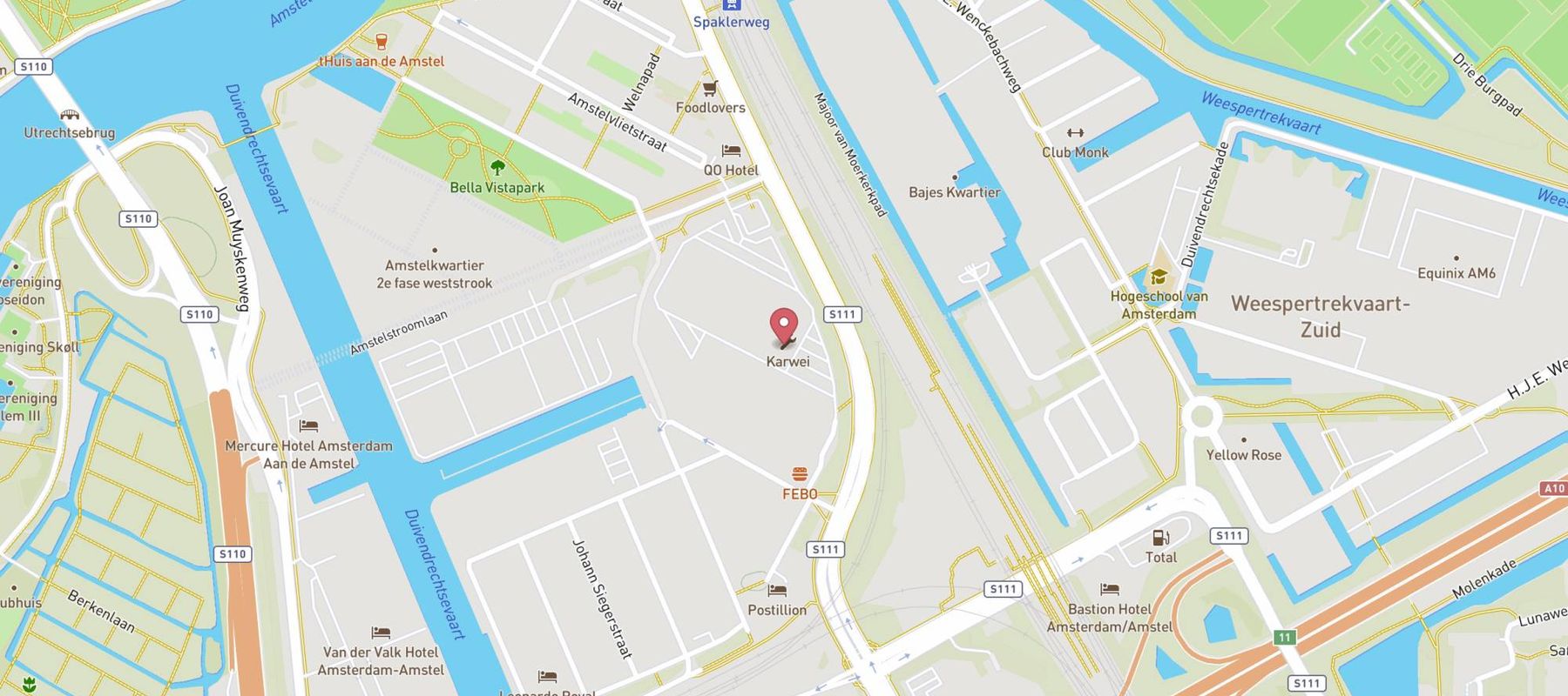 KARWEI bouwmarkt Amsterdam-Spaklerweg map