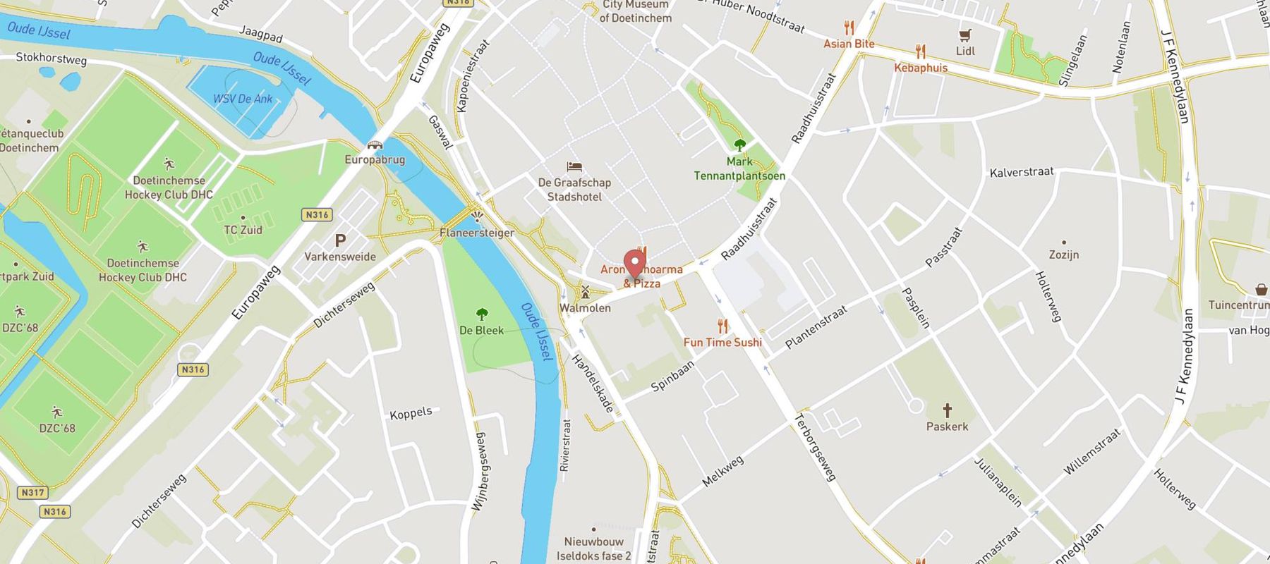 ANWB winkel Doetinchem map