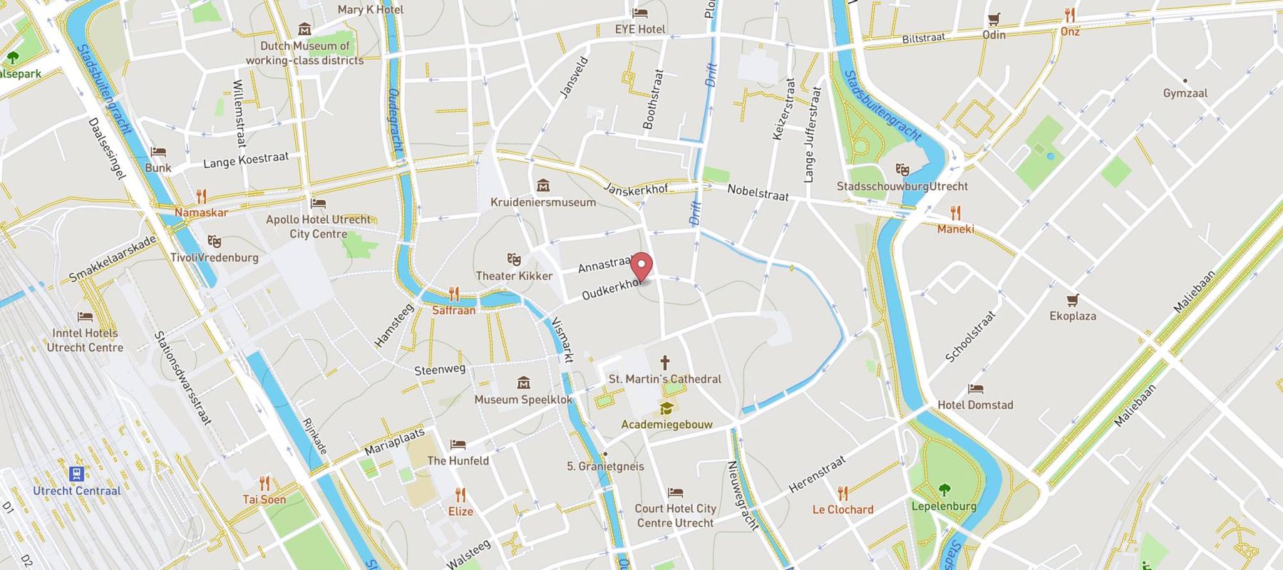 Suitsupply Utrecht map