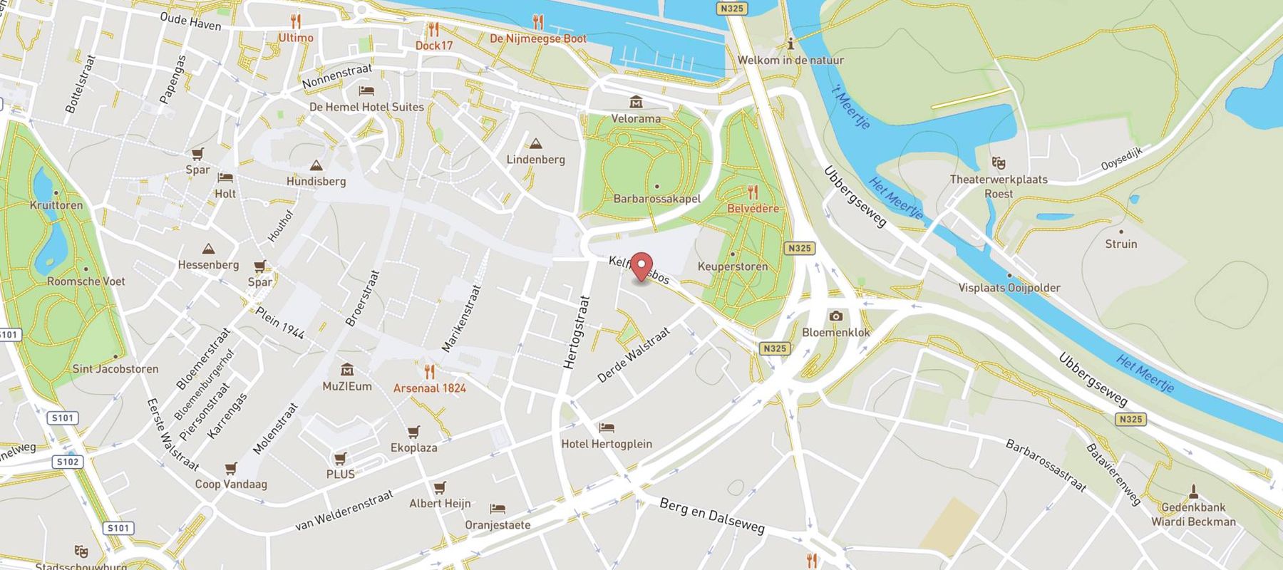Vlees & CO Nijmegen map