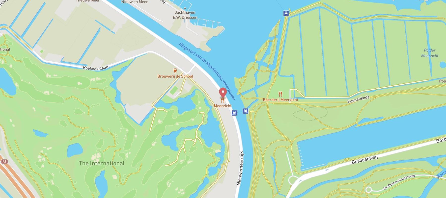 The Lake Hotel Amsterdam Airport map