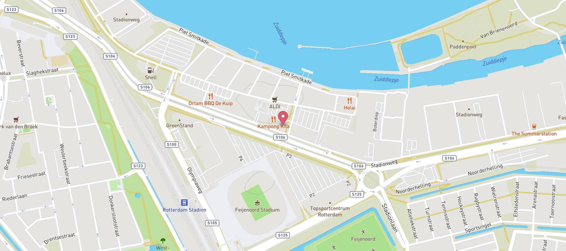 Restaurant De Beren Rotterdam-Zuid map