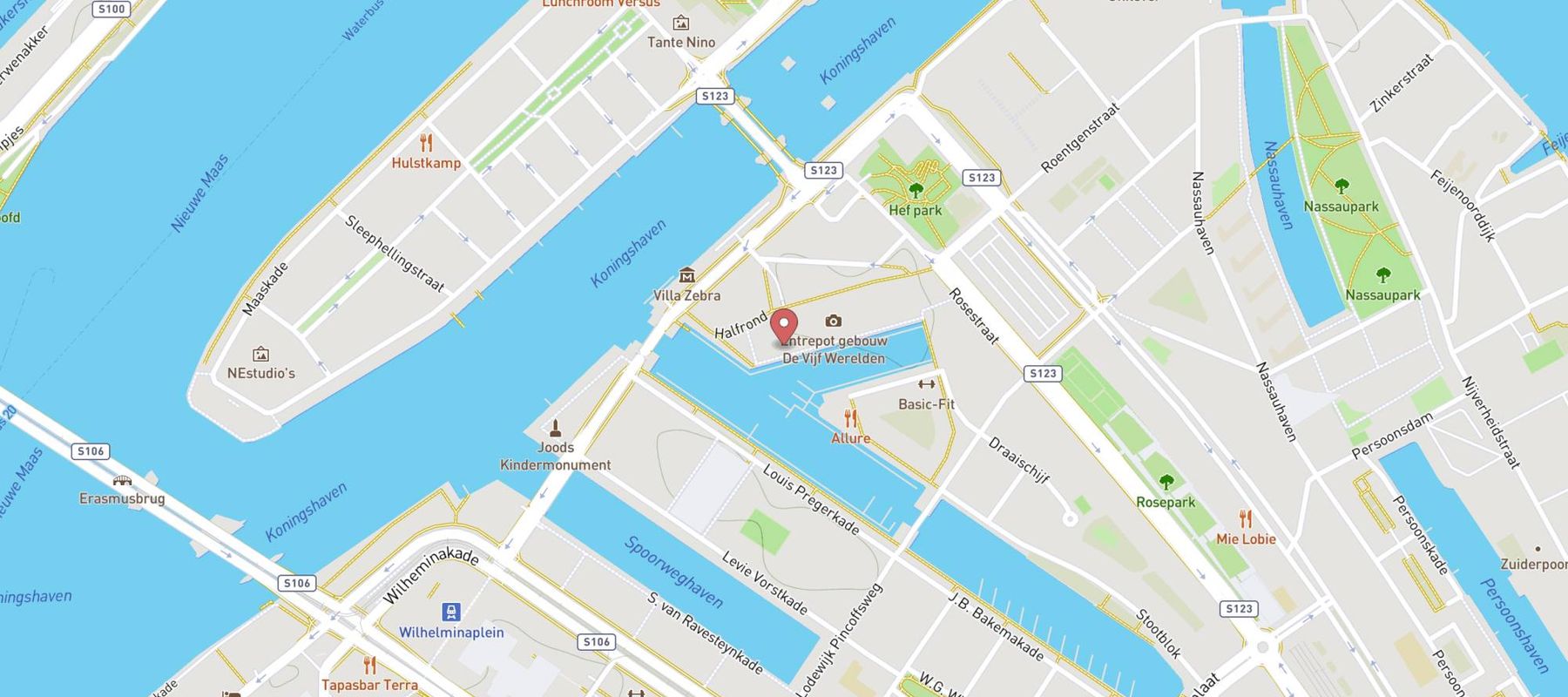 Bregje Rotterdam map