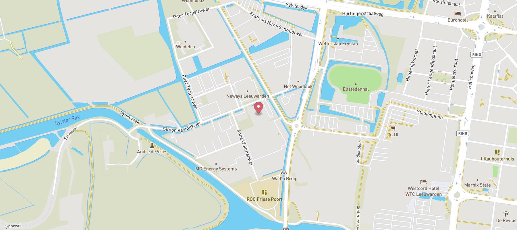 Bouwmaat Leeuwarden map
