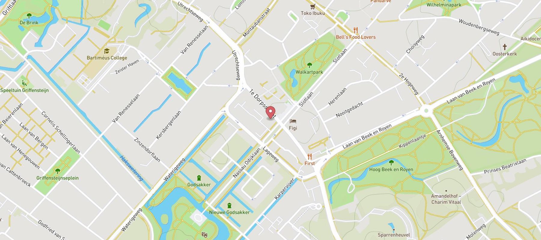 Restaurant Hermitage map