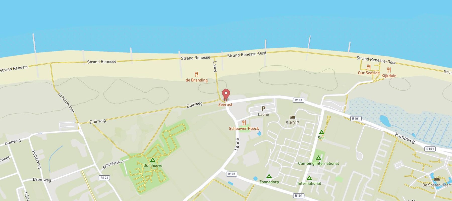 Brasserie Zeerust map