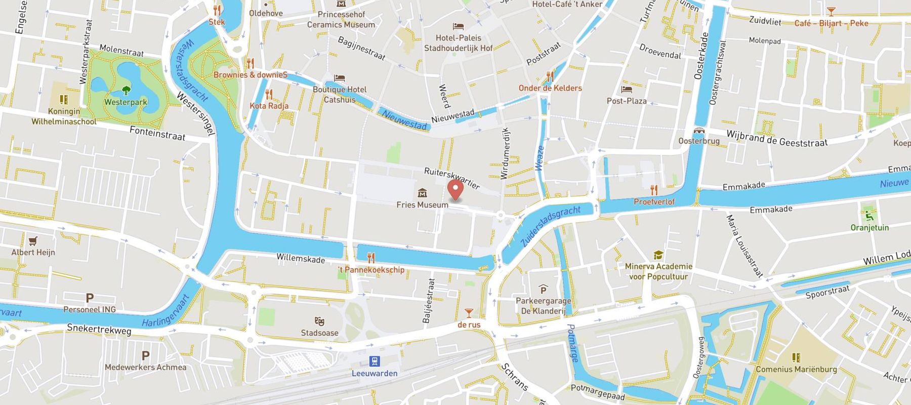 Xenos Leeuwarden map