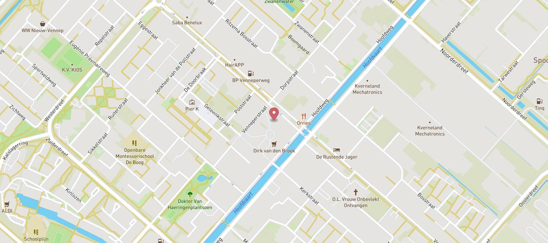 Pearle Opticiens Nieuw-Vennep map