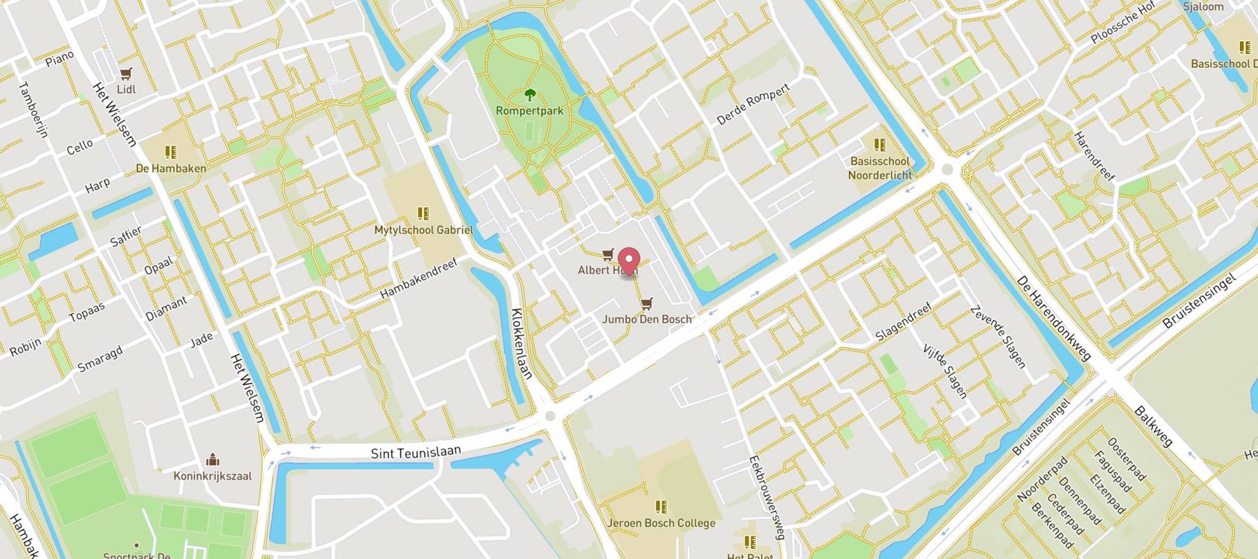 Hans Anders Opticien Den Bosch Winkelcentrum de Rompert map
