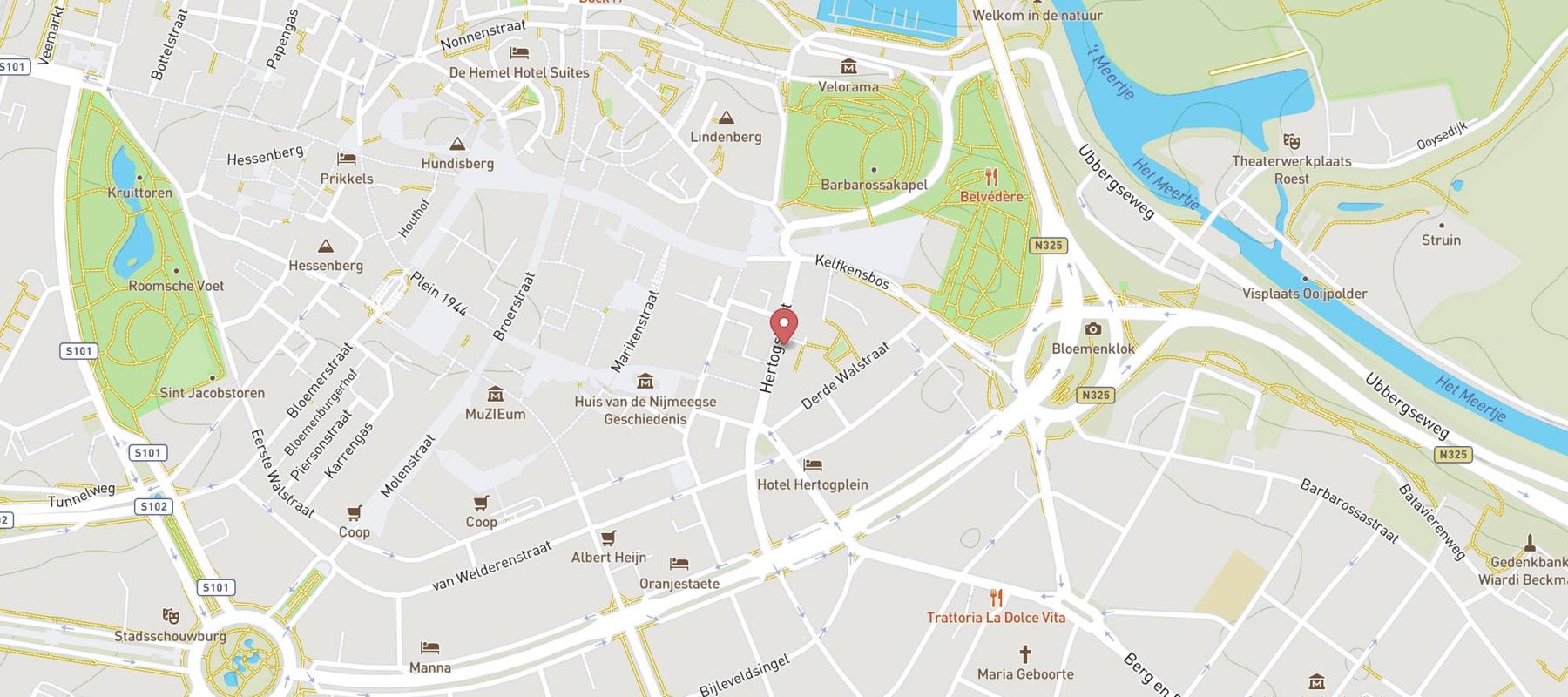 Restaurant Wally map