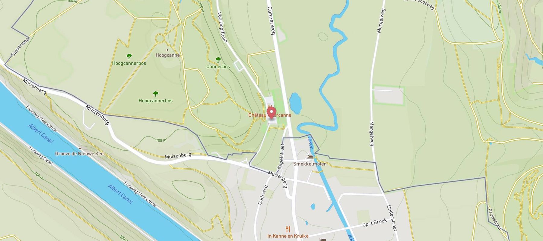 Château Neercanne map