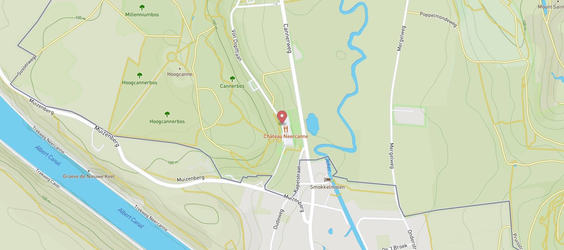Château Neercanne map