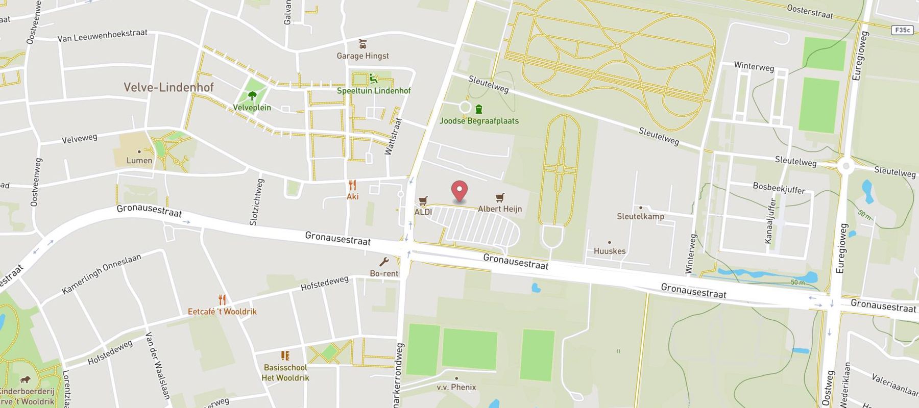Xenos Enschede Trefcenter map